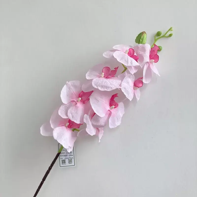 home interior silk orchid plant